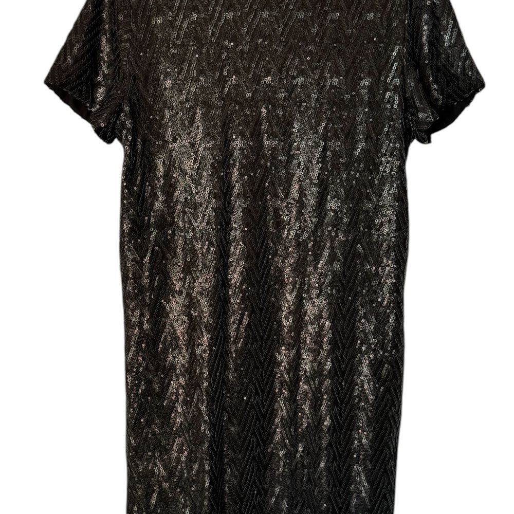 Elegant Black Sequin Dress
